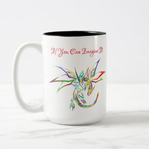 If You Can Imagine It Two-Tone Coffee Mug