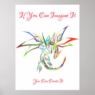 If You Can Imagine It Wall Art Poster