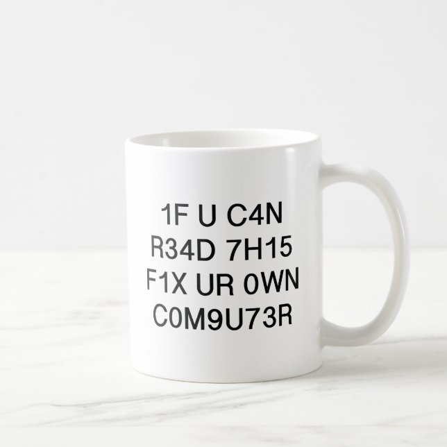If You Can Read This Coffee Mug (Right)