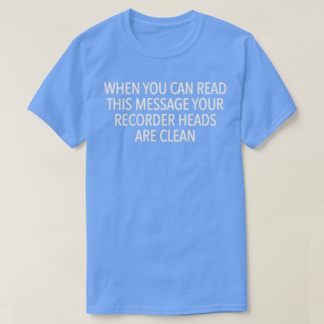 If You Can Read This MessageVHS Screen T-Shirt (Design Front)