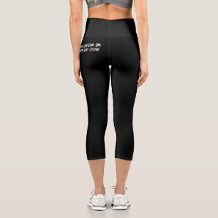 "If You Can Read This" on Butt, Funny Capri Leggings