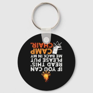 If You Can Read This Please Put Me Back In My Camp Key Ring