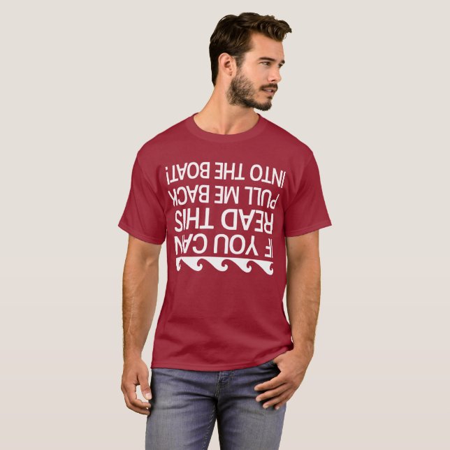 If you can read this pull me back in funny T-Shirt (Front Full)