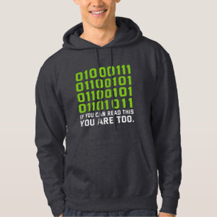If You Can Read This Then You Are Too Coding Lover Hoodie