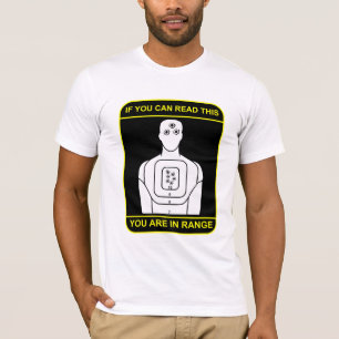 If You Can Read This You Are In Range Target #USA T-Shirt