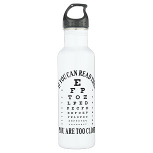 If you can read this you are too close 710 ml water bottle
