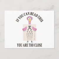If you can read this you are too close