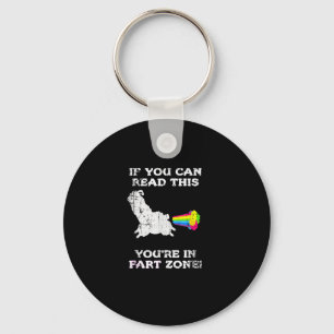 If You Can Read This Youre In Fart Zone Funny Quot Key Ring