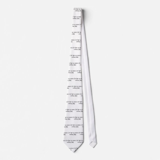 If You Can Read This You're Over-Educated Tie (Front)