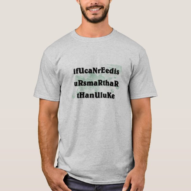 If You Can Red This Tee (Front)