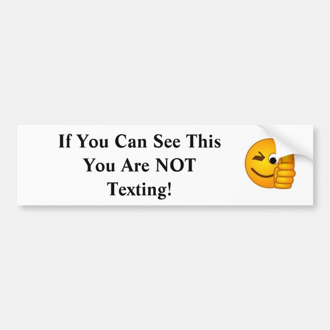 If You Can See This.... Bumper Sticker (Front)