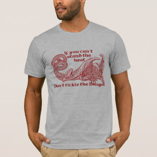 Don/'t Tickle The Dragon Black Frame Can/'t Stand The Heat