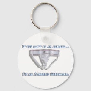 If you can't be an athlete... key ring