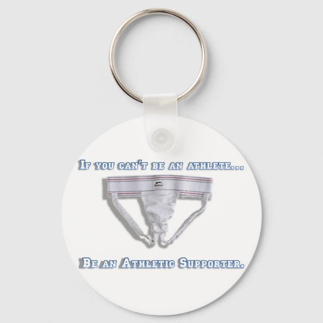 If you can't be an athlete... key ring (Front)