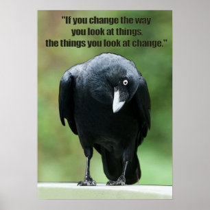 If you change the way you look at things... poster