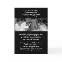 If you choose to tell her, If she wants to know, H