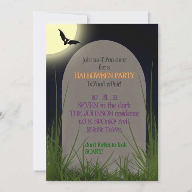 If you DARE Invitation (Front)