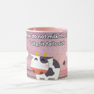 if you do not milk the cow fully, mug