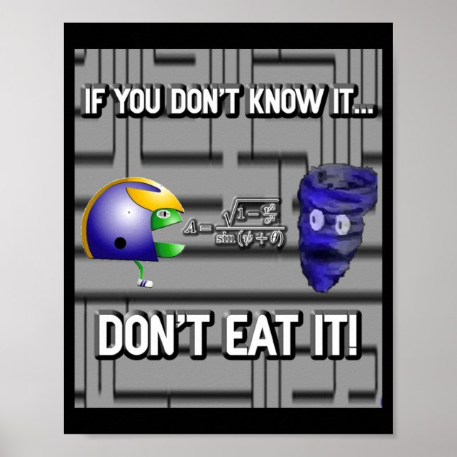 If You Dont Know It Dont Eat It  Poster (Front)