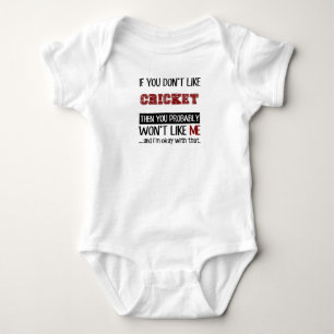 If You Don't Like Cricket Cool Baby Bodysuit
