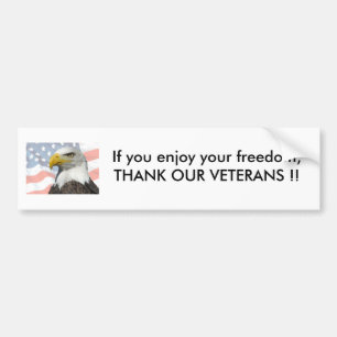 If you enjoy your freedom,THAN... Bumper Sticker