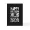 If You Fall Sister Funny Happy Birthday Card