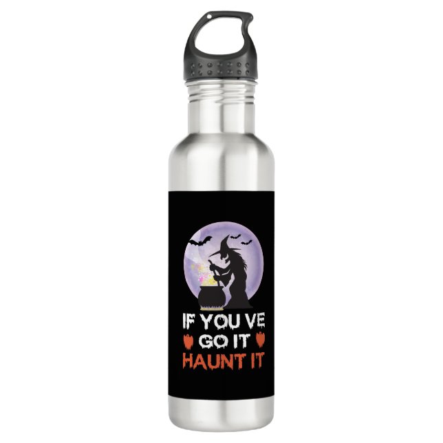 If you Got It Haunt It Funny Halloween 710 Ml Water Bottle (Front)