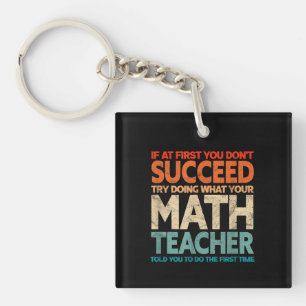 If you have no success first try it maths teacher key ring