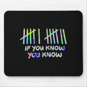 If You Know You Know 67 Six Seven Meme Mouse Mat