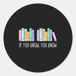 If You Know You Know 6 7 Six Seven Meme Teacher Bo Classic Round Sticker