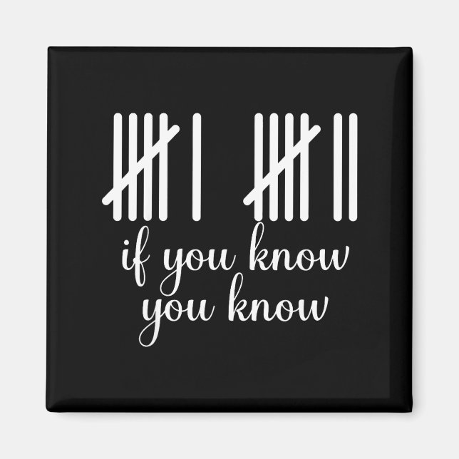 If You Know You Know Funny 67 Meme  Magnet (Front)