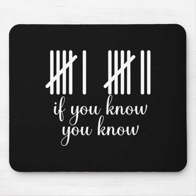 If You Know You Know Funny 67 Meme  Mouse Mat (Front)