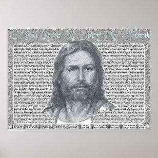 If you Love Me, Obey My word. Poster
