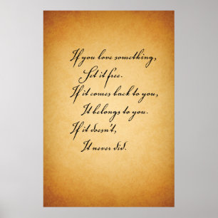 If You Love Something . . . Poster