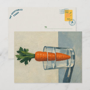 If You Plant It, It Will Grow Carrot Postcard