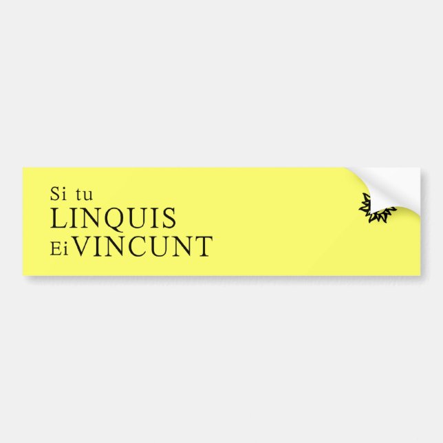 If you quit, they win bumper sticker (Front)