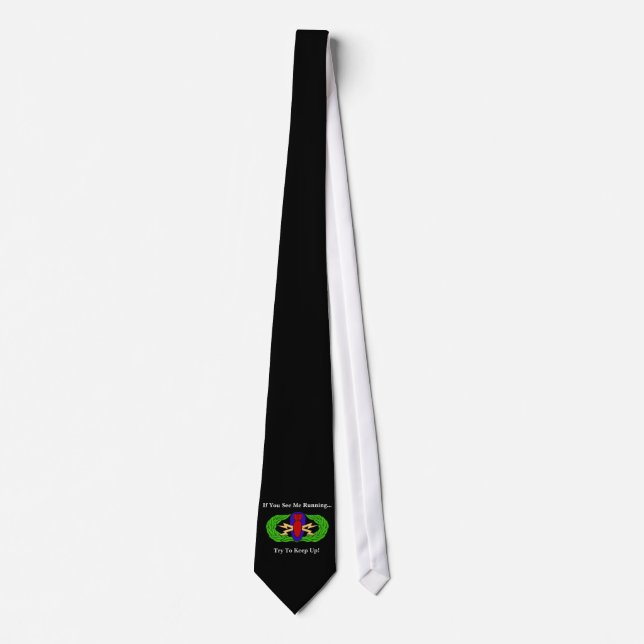 "If You See Me Running" EOD Tie (Front)