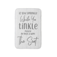 If You Sprinkle Funny Farmhouse White Wood