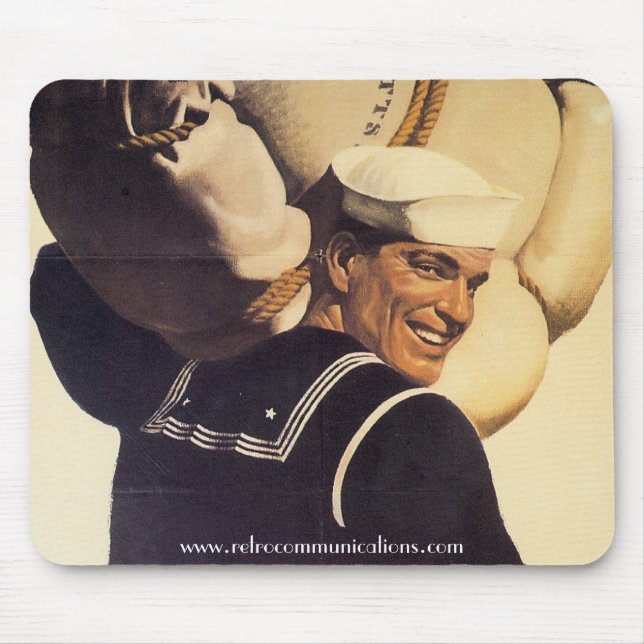 "If You Tell Where He's Going..." Mouse Mat (Front)