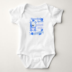 If You Think I'm Cute, you Should See My Grandpa. Baby Bodysuit