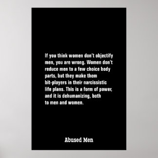 If You Think Women Don’t Objectify Men … Poster