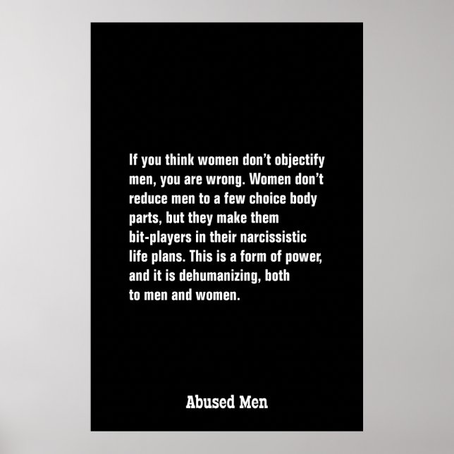 If You Think Women Don’t Objectify Men … Poster (Front)