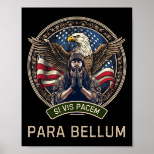 If You Want Peace Prepare For War Si Vis Pacem Par Poster