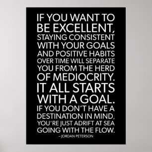 If You Want To Be Excellent Poster