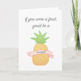 If You Were a Fruit Valentine's Card