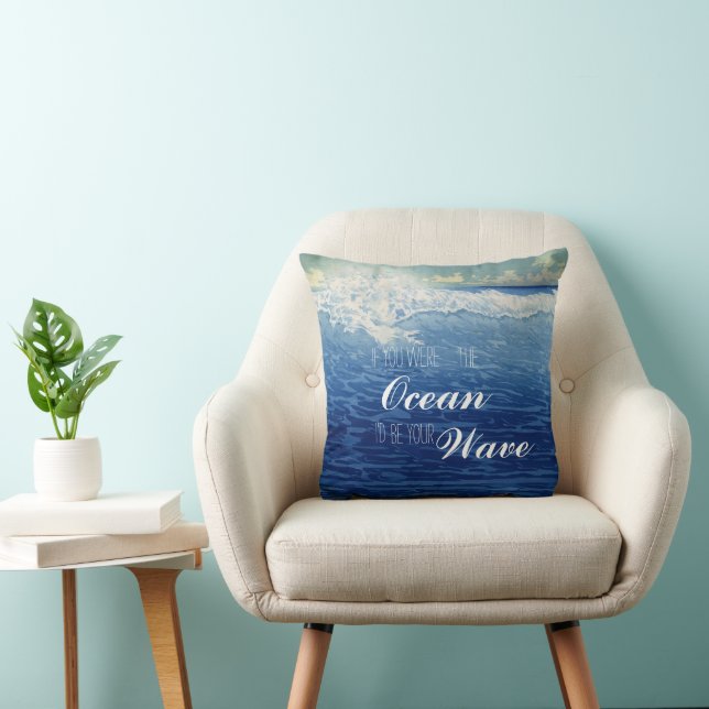 If you were the Ocean I'd be your Wave Cushion (Chair)