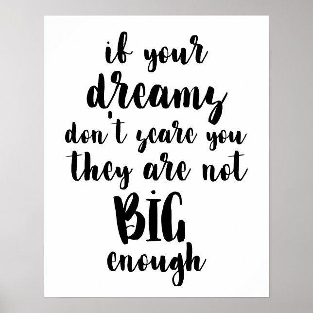 If Your Dreams Don't Scare You... Poster (Front)