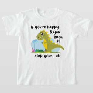 If you're happy and you know it T-shirt (light)