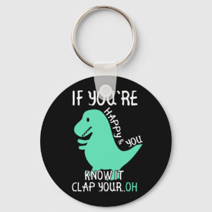 If You're Happy & You Know It Clap Your Hand Key Ring