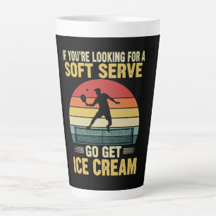 If You're Looking For A Soft Serve Pickleball Latte Mug